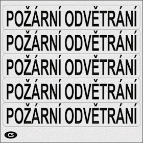 K-19015-08-0-0 | Aufkleber | Aufkleber Rauchabzug CZ  (25 St.)