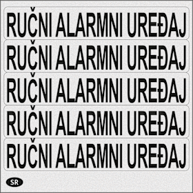 K-19015-12-0-0 | Aufkleber | Aufkleber Rauchabzug SR  (25 St.)
