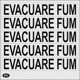 K-19015-13-0-0 | Aufkleber | Aufkleber Rauchabzug RO  (25 St.)