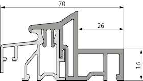 SBS-SCHWELLE HOLZ MD 234 EV1 NATURFELOX (6-34892-60-0-1)