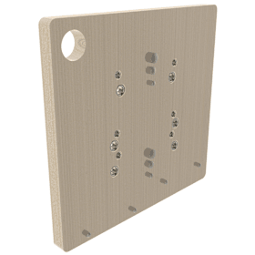 K-18870-01-0-0 | Bohrlehre | SF Bohrlehre Ecklager GU-823 Alu