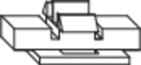 ROTO DK-Hubbegrenzer,  für Getriebe,  90°,  NT,  DIN Links-Rechts