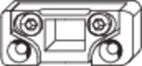 ROTO DK-Schließstück,  NT,  DIN Links-Rechts,  Zinkdruckguss,  silberfarbig