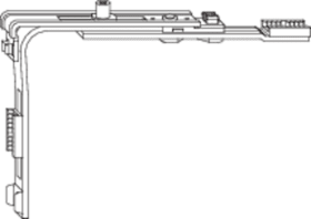 ROTO DK-Eckumlenkung kurz,  NT,  Stahl verzinkt