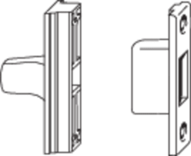 ROTO Drehkipp-Mittelschließer,  NT Royal,  DIN Links-Rechts,  Zinkdruckguss
