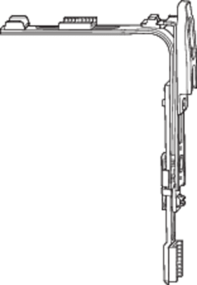 ROTO DK-Sonder-Eckumlenkung,  NT Designo,  Stahl verzinkt