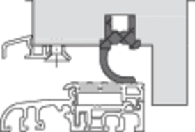 ROTO Dichtung Rügen schwarz, 80m, B 20mm