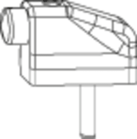 ROTO Hebeschiebe-Endanschl.,  m.Gummit.,  Patio Lift,  29, 5,  DIN Links-Rechts,  z.Anschr.