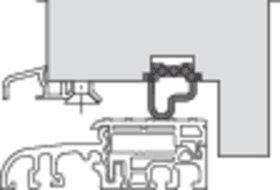 ROTO Dichtung Amrum schwarz, 4m, B 16mm,  Falz 10