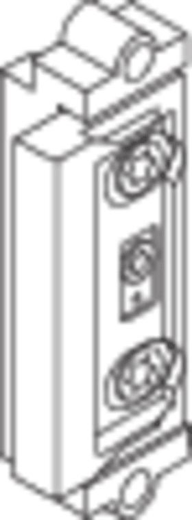 ROTO Fallenverstellteil für E-Öffner-Schließblech, Stahl