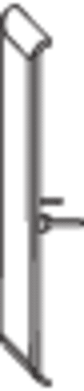 ROTO Drehkipp-Infoklipp,  bedruckt,  NT,  Kunststoff,  RAL 9016,  durchgefärbt