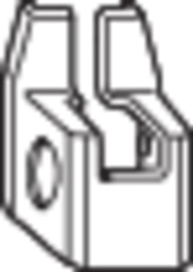 ROTO DK-Abd.k.,  Ecklager A Bohrzapfen,  NT,  zum Aufstecken,  DIN Links-Rechts,  KF,  weiß