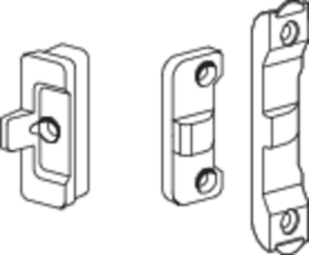 ROTO Mittelschließer NT Nr.293, Zinkdruckguss