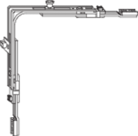 ROTO Eckumlenkung NT, Pilzzapfen, Stahl
