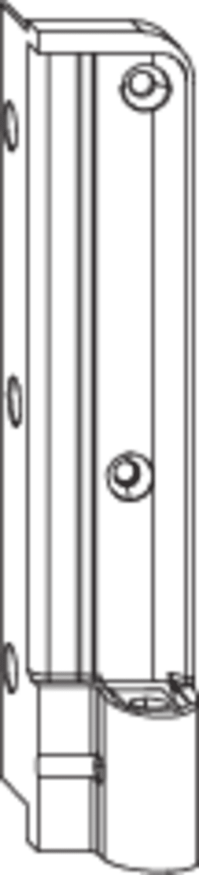 ROTO DK-Ecklager,  SWL,  DIN Rechts,  NT PowerHinge,  Stahl,  verzinkt