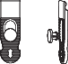 ROTO OT-Fallenfeststeller,  G600,  Stahl RotoSil