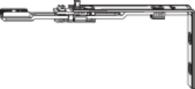 ROTO Anschlussstulp,U16x110ktg,silberfarbig