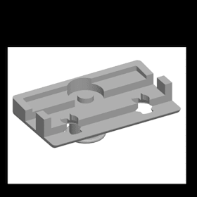 ROTO SFT-Schließbolzen,  Patio Alversa,  Nr.202,  für Komfortschere,  Stahl