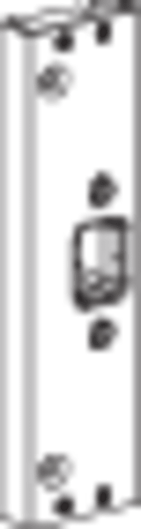 ROTO Profilschließblech AS515,24x132x18,8 ktg,silberfarben