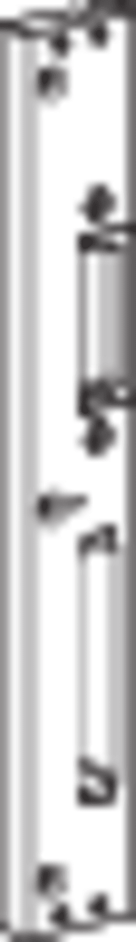 ROTO Profilschließblech AS515, DR, 24x245x19, 1 ktg, edelstahl