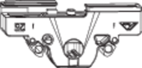 ROTO Drehkipp-Einlassgetriebe,  für Getriebestulp, D 25mm,  NX,  Stahl RotoSil