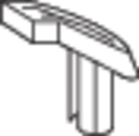 ROTO FTT-Stopfen,  NX,  titan silber