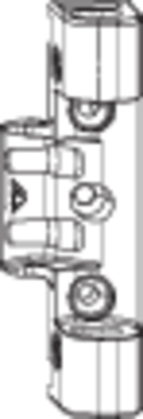 Fenster-Axerlager,NX, 12/18-13,DIN Links-Rechts,titanfarbig