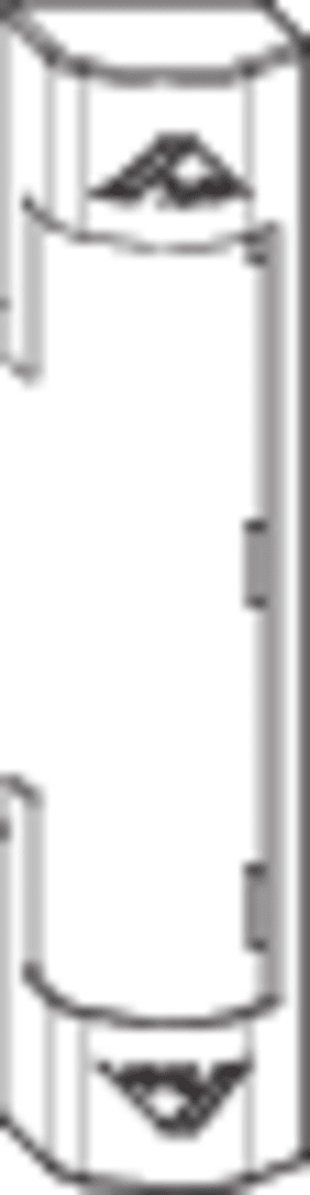 FT-Abdeckkappe, Axerlager T, NX, zum Aufstecken, DIN Links-Rechts, KF, neusilber