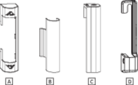 DK-Abd.k., Axerlager T, NX, zum Aufstecken, DIN Links, Kunststoff, mittelbronze