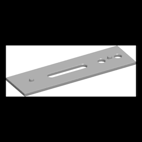 ROTO Schiebefenstertür-Unterlegplatte,  für Stopper,  Patio Inowa