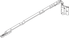 ROTO Axerarm NT, K, Schrägfenster, 80 kg, Stahl