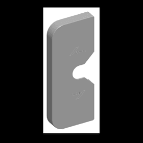 ROTO SFT-Abdeckkappe,  für Schließstück,  Patio Inowa,  DIN Links-Rechts,  mittelbronze