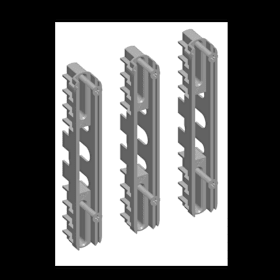 ROTO Schiebetür-Distanzstück-Set,  Getriebe,  InlineSliding,  S007,  DIN Links-Rechts