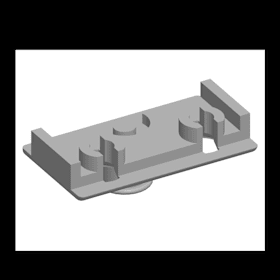 ROTO SFT-Schließbolzen,  Patio Alversa,  Nr.263,  für Komfortschere,  Stahl