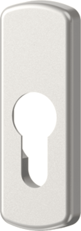 SFT-Griffmulde, OL, 43mm, InlineSliding, silb., pulverbeschichtet, zum Einlassen