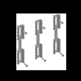 ROTO Schiebetür-Distanzstück-Set,  Getriebe,  InlineSliding,  S001,  DIN Links-Rechts