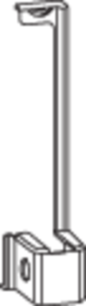 DK-Abdeckkappe, Eckl. A, NT, zum Aufstecken, DIN Links, Kunststoff, mittelbronze