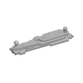 DK-Ecklager, Klemmleiste 4, DIN Rechts, NT Alu Designo, Stahl, verzinkt