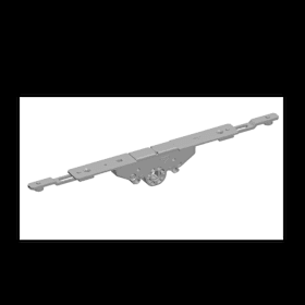 Parallelschiebekipp-Einlassgetr., Patio S,Gr.280, D 25mm,OL,VK7,DL-R, verzinkt