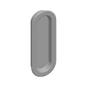 SFT-Griffmulde, OL, 43mm, RotoLine Patio Inowa, Si, neusilber, elox., z.Einfräs.