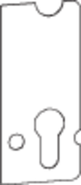 DOORSAFE C600 ANBOHRSCHUTZ DM35-65 PZ VE=1  ROTO  862451