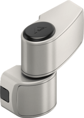 ROTO Solid S 80ATB, 2tlg/67, 5, DL, edelstahloptik/sw, Kunststoffkopf, Direktverschr.