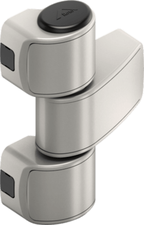 ROTO Solid S 120ATB, 3tlg/94, DL, edelstahloptik/sw, Direktverschr.