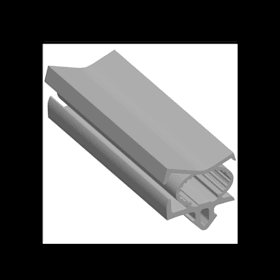 Roto Dichtung PVC schwarz 50 Meter für Fenster und Türen