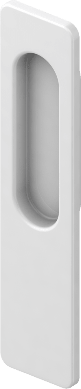 ROTO Hebeschiebe-Griffmulde,  ohne Lochung,  Patio Lift,  F9016,  pulverb.,  zum Einlassen