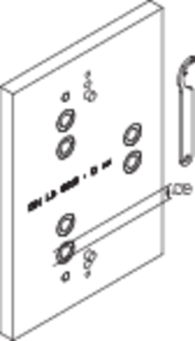 ROTO Bohrlehre ATB IV,  Aluminium