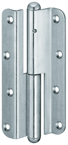 Simonswerk Aufschraubband QF 1/140, vernickelt (SW 015), DIN links