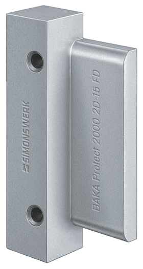 Simonswerk Bohrlehre BAKA Protect 2000-15 FD Rahmen, Aluminium (SW 051), DIN rechts und links