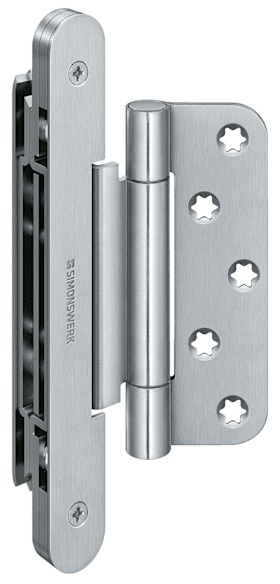 Simonswerk VN 2927/120 Compact Planum, Edelstahl matt (SW 040), DIN rechts und links