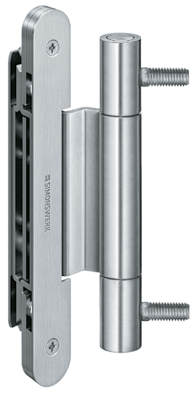 Simonswerk VN 3747/160 Compact, matt verchromt F1 (SW 037), DIN rechts und links